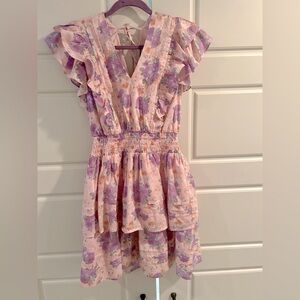 Pinch~ Wafa floral print mini dress